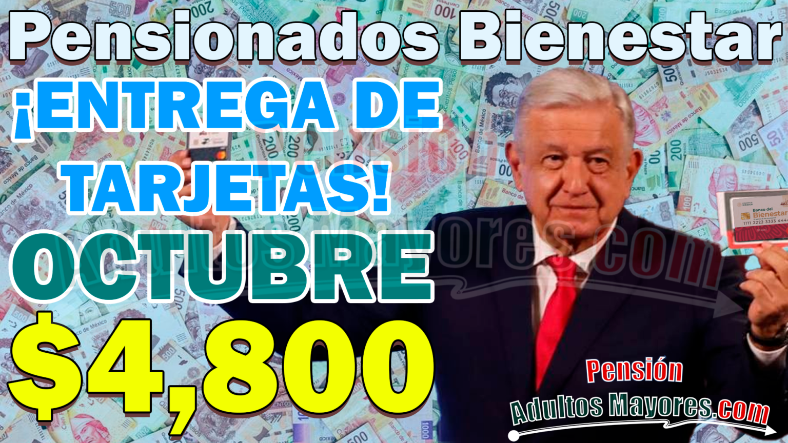 Personas Adultas Mayores Que Recibirán Una Tarjeta Del Bienestar En