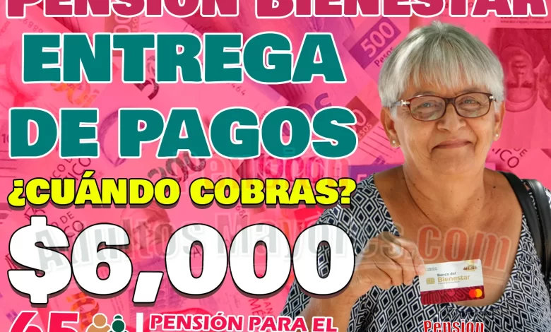 Entrega de pagos para Pensionados del Bienestar. ¿Cuándo cobras?