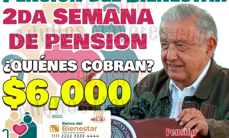 Segunda SEMANA DE PAGOS. ¿Te toca cobrar tu Pensión del Bienestar? ¡CONSÚLTALO!