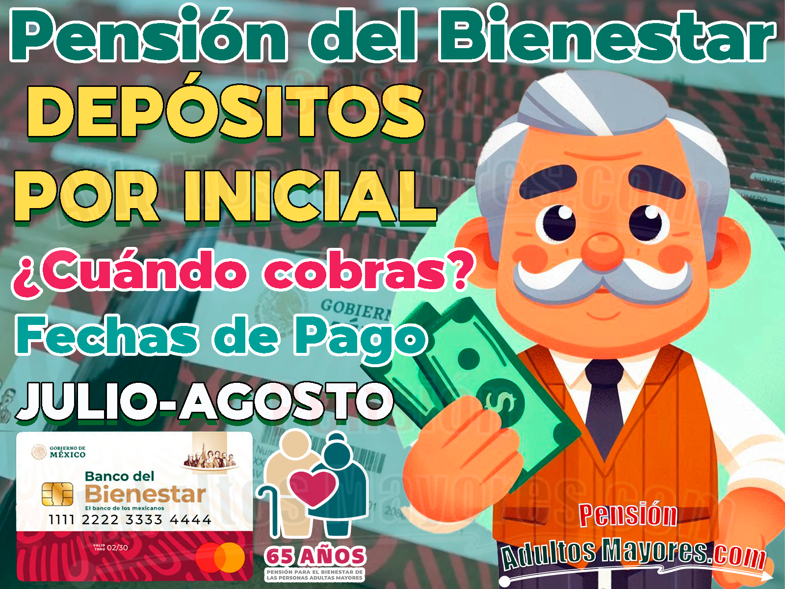 ¡Comienzo de los depósitos para beneficiarios de las Pensiones del Bienestar! ¿Cuándo recibirás tu apoyo monetario?