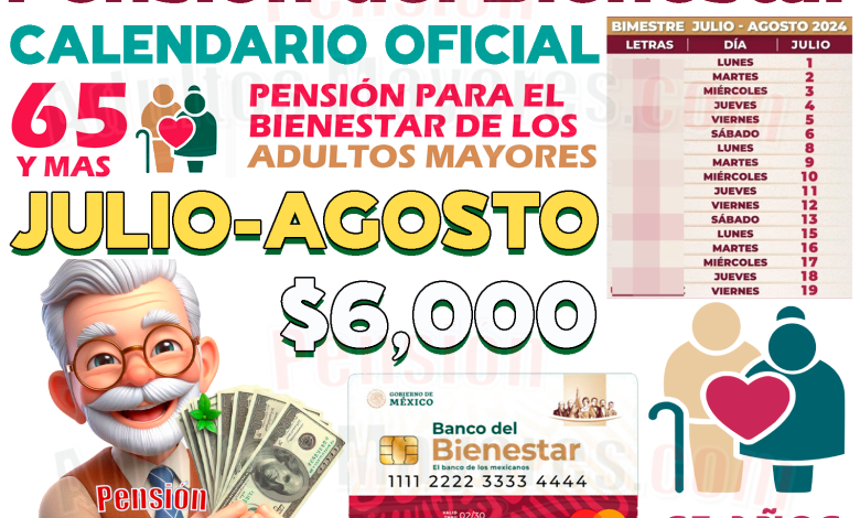 Consulta la fecha EXACTA en que cobrarás tu apoyo monetario de las Pensiones Bienestar, ¡CALENDARIO DE PAGOS OFICIAL!