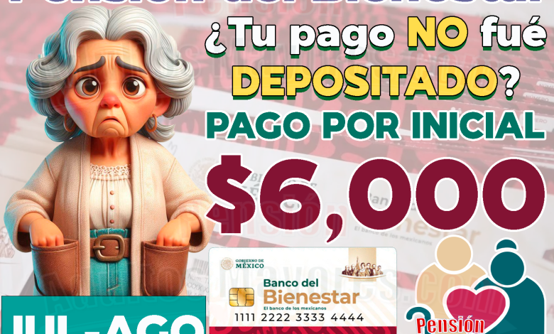 ¿Qué hacer si tu Pensión del Bienestar NO fué depositada el día correspondiente a tu INICIAL?