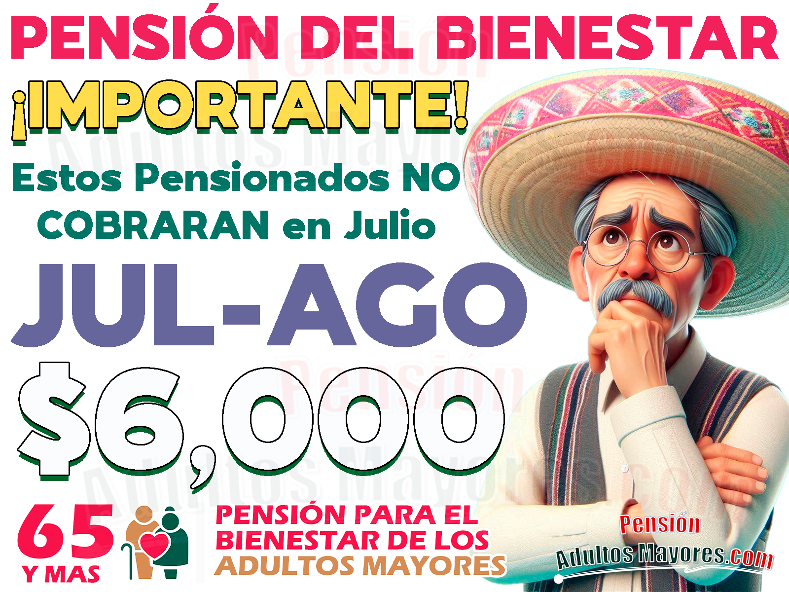 Secretaría del Bienestar anuncia: "Lista de beneficiarios que NO COBRARÁN su Pensión del Bienestar en JULIO" ¿Quiénes son estos beneficiarios?