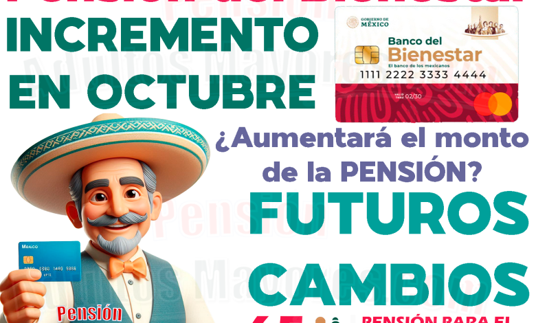 Pensión para el Bienestar: ¡Posible AUMENTO en el monto del programa para el mes de OCTUBRE! ¿Habrá incremento en las Pensiones?