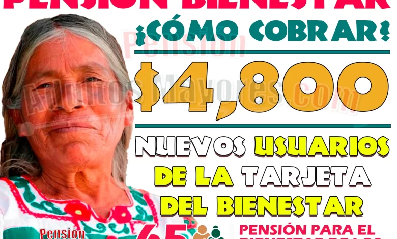 ¡Nuevos usuarios de las Tarjetas del Bienestar! ¿Cómo puedes cobrar tus Pensiones?