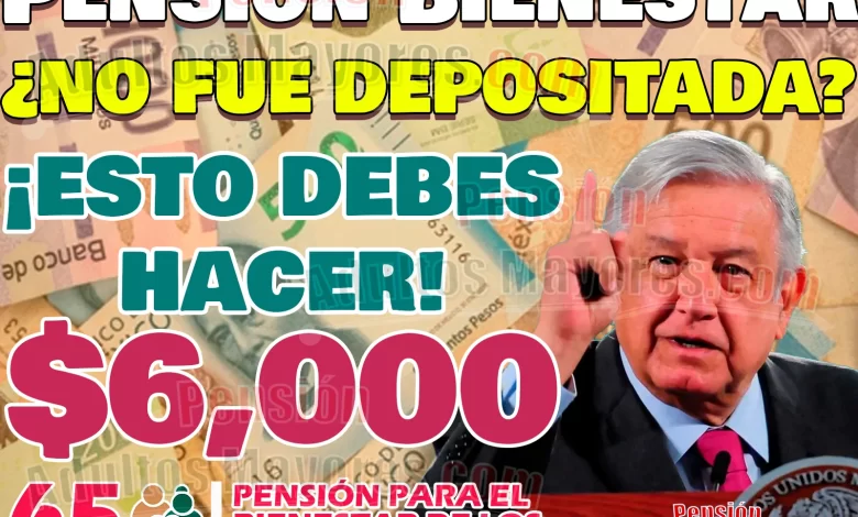 ¿Tu Pensión del Bienestar NO fué depositada en la FECHA de tu inicial? ESTO DEBES HACER