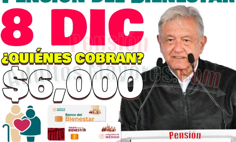 ¿Quiénes cobrarán su Pensión del Bienestar el día de HOY? 8 de Enero