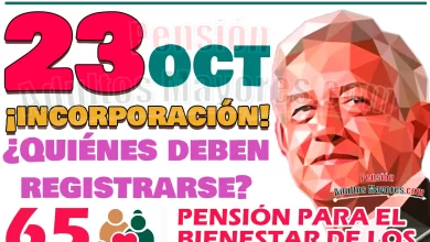 Lista de Personas Adultas Mayores que deberán registrarse a la Pensión del Bienestar este Lunes 23 de Octubre