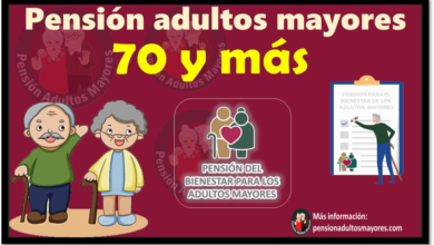 Pensión adultos mayores 70 y más