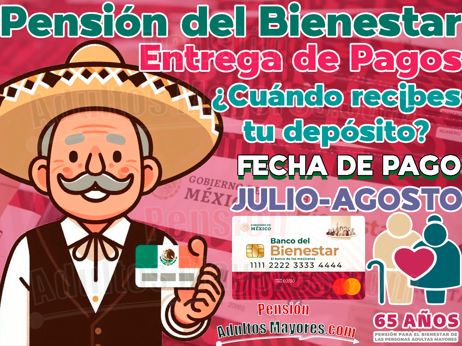 ¡Comienzan los depósitos del programa de Pensiones para el Bienestar! ¿Cuándo recibirás tu apoyo monetario?