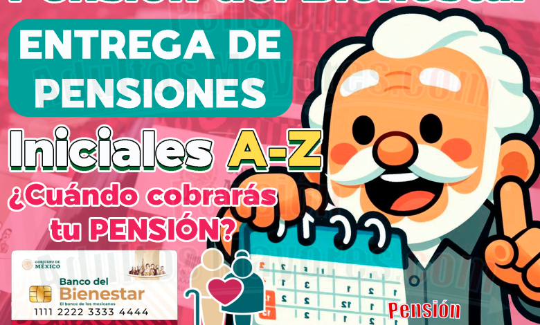 Iniciales de la A-Z, ¿Cuándo recibirán su apoyo monetario de las Pensiones Bienestar? Entrega de pagos para adultos mayores