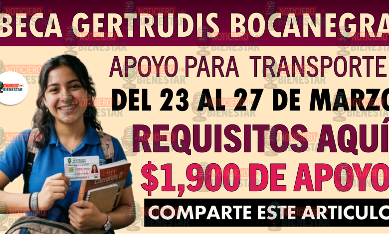 Beca Gertrudis Bocanegra abre registro: quiénes pueden solicitarla y cómo obtener el apoyo para transporte universitario