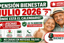 Pensión Bienestar julio 2026: aún no hay calendario oficial de pagos; esto es lo que deben saber los beneficiarios 9 Pensión Bienestar julio 2026: aún no hay calendario oficial de pagos; esto es lo que deben saber los beneficiarios