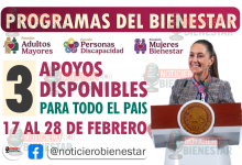 Estos son los 3 Programas del Bienestar disponibles durante febrero | Adultos mayores y personas con discapacidad