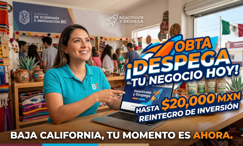 Programa “Reactívate y Despega 2026”: Apoyo económico para fortalecer emprendimientos en Baja California