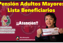 Pensión Adultos Mayores Lista Beneficiarios