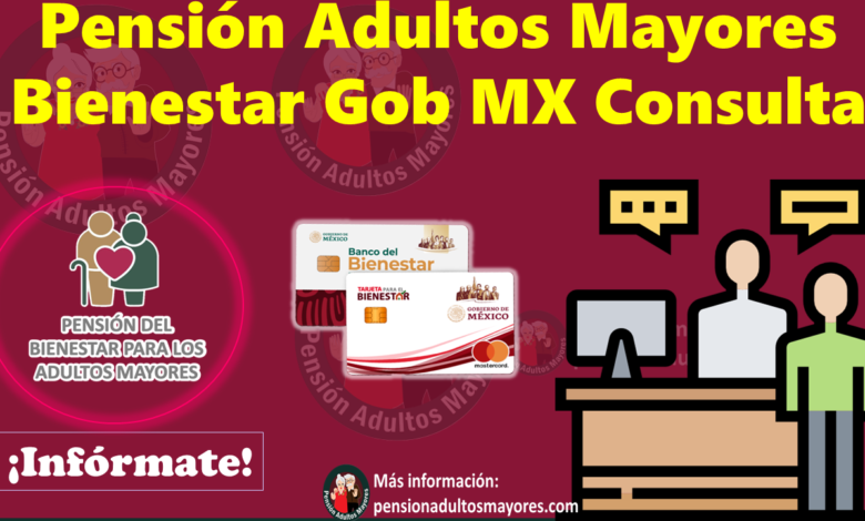 Pensión Adultos Mayores Bienestar Gob MX Consulta