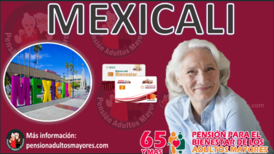 Pensión adultos mayores Mexicali