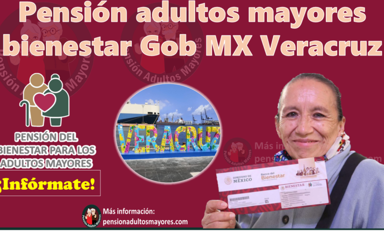 Pensión adultos mayores bienestar Gob MX Veracruz