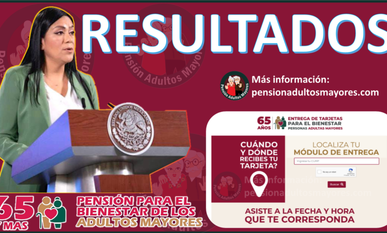 Pensión adultos mayores resultados