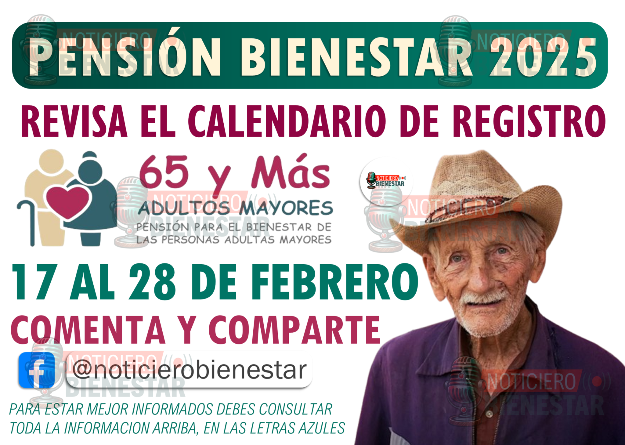Pensión Del Bienestar 2025: Revisa El Calendario Y Los Requisitos Para ...