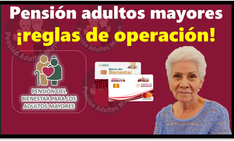 Pensión adultos mayores reglas de operación